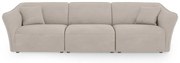 Beżowa sofa z materiału bouclé 292 cm Tokyo – Cosmopolitan Design