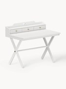 Ręcznie wykonane biurko z drewna z funkcją regulacji wysokości Luca