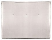 Kremowy zagłówek 180x120 cm Monica – Milo Casa