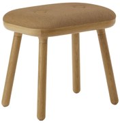 Jasnobrązowo-naturalny stołek w naturalnym Paff Tall – UMAGE