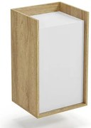 Szafka modułowa 83cm hikora + biel alpejska F7-L85