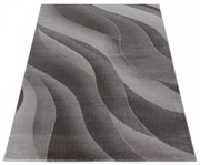 Dywan nowoczesny Costa wstęgi brązowy 80 cm x 250 cm