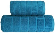 Ręcznik kąpielowy Greno BRICK 70x140 szmaragdowy GRENO
