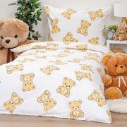 4Home Pościel bawełniana Teddies, 140 x 200 cm, 70 x 90 cm, 140 x 200 cm, 70 x 90 cm