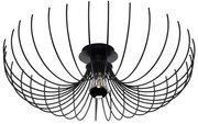 Czarna lampa wisząca ø 56 cm Opilio – Squid Lighting