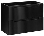 Szafka pod umywalkę NOVA BLACK 82-80-2S 80cm czarna COMAD