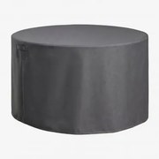 Pokrowiec Ochronny Na Okrągły Stół Ogrodowy Otley Gris Antracita & Ø160 Cm - Sklum