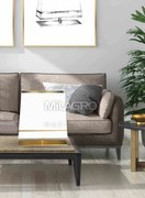 Lampa Stojąca VOLANS 1xE27, biała i złota