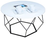 Nowoczesny stolik kawowy biały blat G8-W44