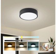 Brilagi - Lampa sufitowa LED POOL LED/18W/230V 3000/4500/6000K śr. 20 cm czarna