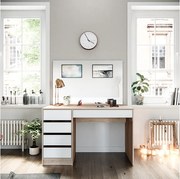 Szaleństwo sosu biały/sonoma 120x55x75 sherry