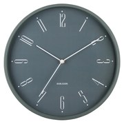 Zegar ścienny Karlsson 5988GR szary, średnica 30cm