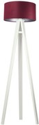 Lampa stojąca HOME 40 bordowa/srebrna/biała BPS KONCEPT