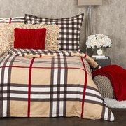 4Home Pościel flanelowa Kostka, 160 x 200 cm, 70 x 80 cm