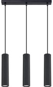 Sollux SL.1575 - Żyrandol na lince KARBON 3xGU10/10W/230V czarny