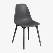 Krzesło Jadalniane Z Polipropylenu Scand Grafitowa Szarość - Sklum