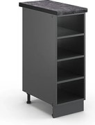 Półka kuchenna antracyt 30x60x82 fame-line