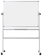 Bi-Office Mobilna, obrotowa, dwustronna biała tablica do pisania, magnetyczna, 1200 x 900 mm