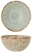 Niebiesko-beżowa kamionkowa miska do serwowania/na owoce 200 ml Fleur – Bloomingville