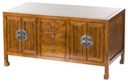 Komoda Ibuku 3szuflady + 4 drzwi, brown 126x55x65cm