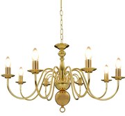 Złoty żyrandol w formie świecznika - 5X EX170 K2-Z02