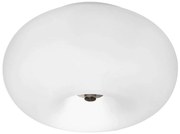 Biała lampa sufitowa ze szklanym kloszem OPTICA – EGLO
