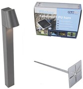 Zewnetrzna Nowoczesna stojąca lampa zewnętrzna antracytowa z diodami LED - Uma Nowoczesny Oswietlenie zewnetrzne