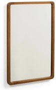 Lustro z drewnianą ramą ścienne 45x70 cm Shamel – Kave Home