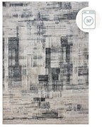 Szary dywan odpowiedni do prania 115x170 cm Silas Abstract – Flair Rugs