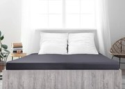 PrzytulneMieszkanie.pl Prześcieradło jersey z mako bawełny LUXORA 90x200 cm ciemnoszare