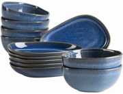 Mäser 12-częściowy zestaw do serwowania Cordelia Royal Blue