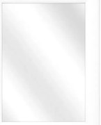 Białe drewniane lustro wiszące prostokątne 9 rozmiarów H4-M61