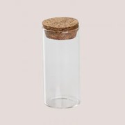 Zestaw 2 Szklanych Sloików (ø4,7 Cm) Launun Style Ø4,7 Cm - ↑10 Cm - Sklum