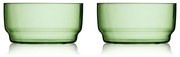 Zielone szklane miski zestaw 2 szt. 500 ml Torino – Lyngby Glas