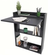 Czarne małe składane biurko pod laptopa M9-C18