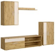 Zestaw mebli dąb artisan+kaszmir L1-S76