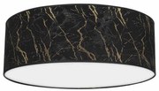 Lampa sufitowa, okrągłą, czarna, złota SENSO Black/Gold 3xE27 Ø50cm