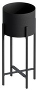 Metalowy stojak na kwiaty GED-026, Mono black