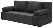 Kanapa sofa 3 os z funkcją spania SONI Szary/Czarny