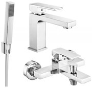 Mexen Uno R77 zestaw wannowy, chrom - 71403R77-00