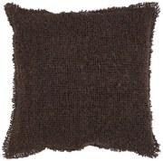 Dekoracyjna grubo tkana poszewka na poduszkę TOLOUSE 50x50 cm, brązowy