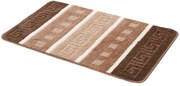 Brązowy nowoczesny chodnik do łazienki F4-D67