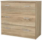 Komoda GARBO 3, dąb sonoma