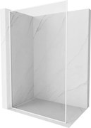 Mexen Kioto-F L ścianka prysznicowa Walk-in z ramką 80 x 202 cm, transparent 8 mm, biała - 800-080-174-20-00