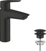 Bateria umywalkowa GROHE Start czarna M - Oszczędność wody, wkład ceramiczny, Trwałe wykończenie