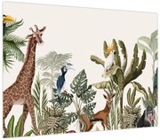 Obraz - Mieszkańcy Afryki (70x50 cm)