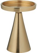 Świecznik dekoracyjny, złoty, 13 cm