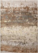 Dywan abstrakcyjny - 160x230cm - Złoty, brązowy, beżowy - Aurora Dune