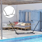 Stabilny i Regulowany Stojak do Hamaka Outsunny dla Maksymalnego Relaksu w Ogrodzie lub na Tarasie