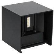 LED Kinkiet zewnętrzny QUERK 2xLED/3W/230V 3000K IP54 czarny